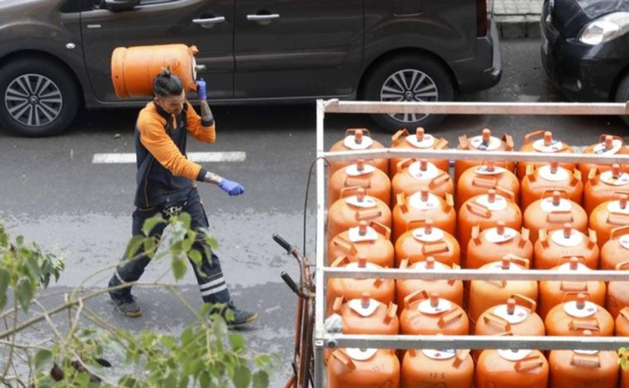 How much will a bottle of butane gas cost in Spain from today? Sur in